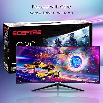 Amazon.com: Sceptre 30-inch Curved Gaming Monitor 21:9